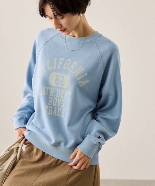 【Champion/チャンピオン別注】アソートロゴスウェットプルオーバー/リンクコーデ