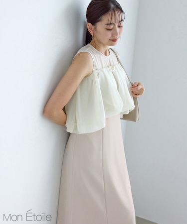 【Mon E’toile/モンエトワール】バルーンビスチェセットワンピース/マルチWAY