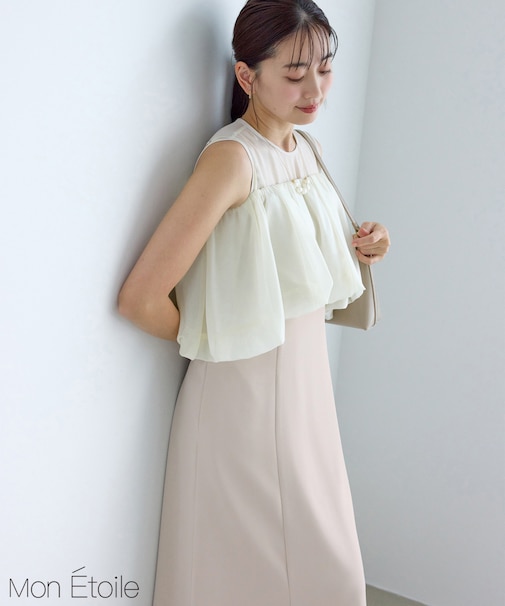 【Mon E’toile/モンエトワール】バルーンビスチェセットワンピース/マルチWAY