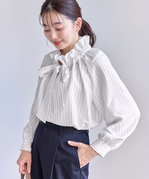 ネックコンシャスデザインシャツ/イージーケア