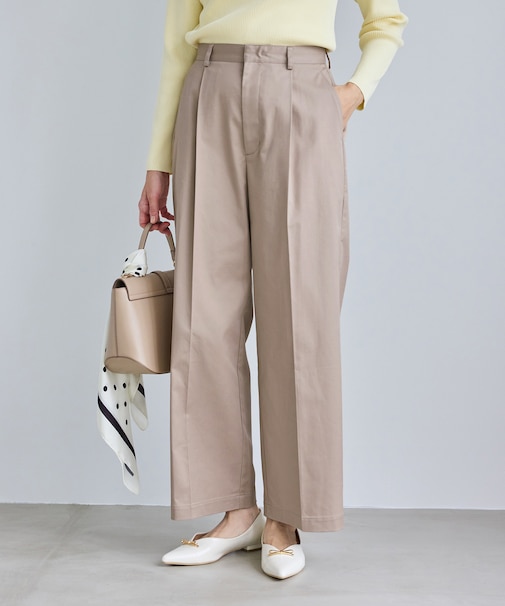 ウエストタックチノパンツ