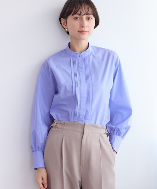 ボウタイリボンシャツ/花粉ガード・防シワ