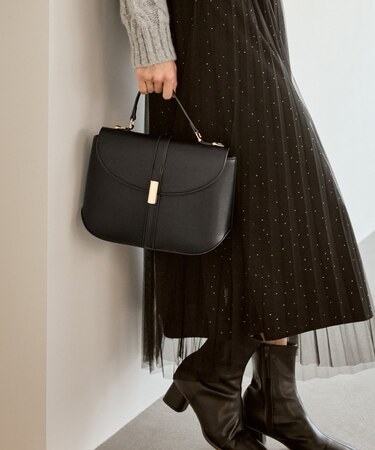 センターベルトワイドトップハンドル＆ショルダーバッグ