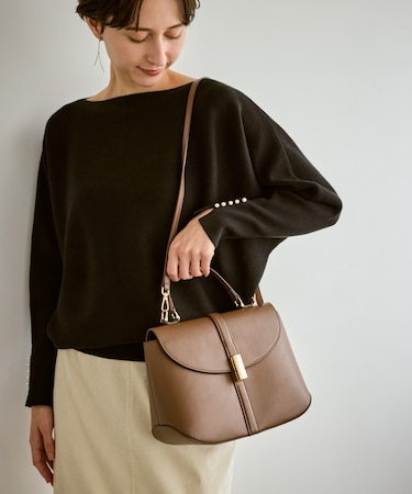 センターベルトワイドトップハンドル＆ショルダーバッグ