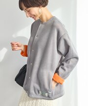 【DISCUS ATHLETIC/ディスカスアスレチック】裏シャギーボンディングノーカラージャケット