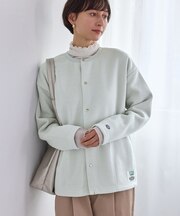 【DISCUS ATHLETIC/ディスカスアスレチック】裏シャギーボンディングノーカラージャケット