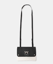 【KIDS/キッズ】【Coboca+/コボカプラス】合皮ドットリボンマルチポケット