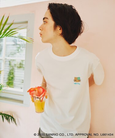 【ROPE' PICNIC×ハローキティ コラボ】日焼けハローキティ アソートTシャツ