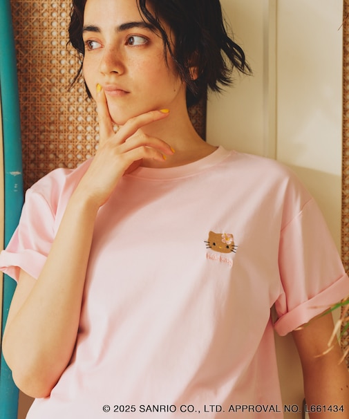 【ROPE' PICNIC×ハローキティ コラボ】日焼けハローキティ アソートTシャツ