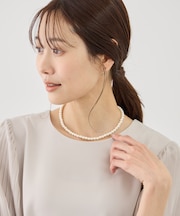 パールショートネックレス