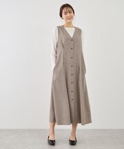 ウエストタックジャンパースカート