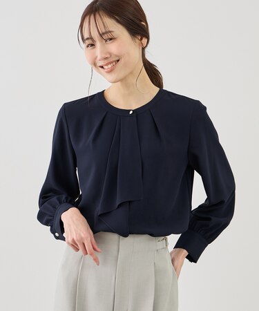 【WEB限定サイズ】配色アソートボウタイフウブラウス