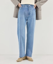 ウエストシェイプハイライズマムジーンズ