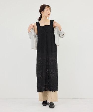 レースキャミワンピース