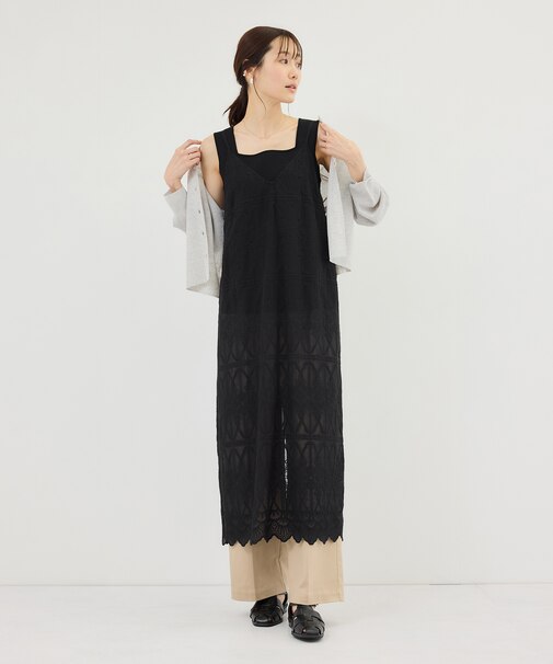 レースキャミワンピース