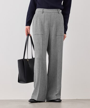 ベイカーワイドパンツ/UVカット・防シワ