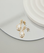 ドロップパールピアス