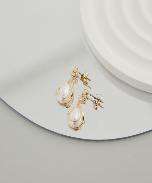 ドロップパールピアス