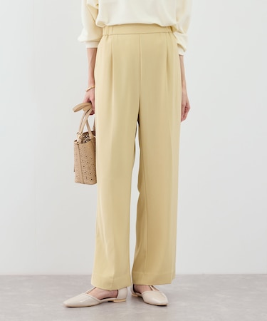 【WEB限定サイズ】美フレアカラーパンツ