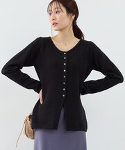 【WEB限定】コンパクトVネックカーディガン