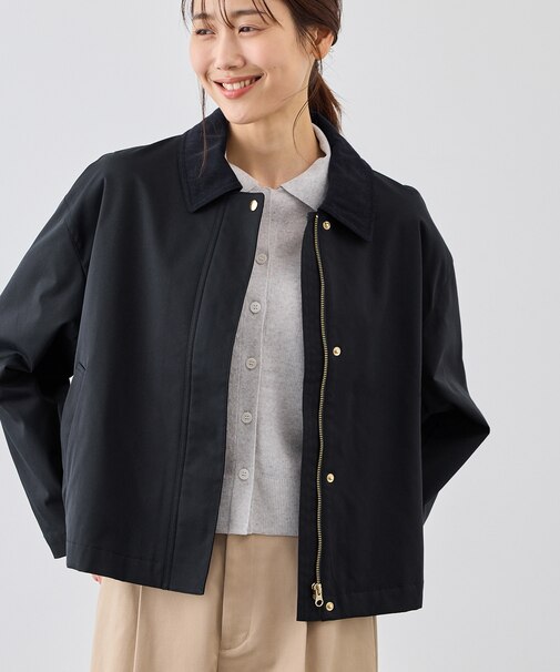 配色フィールドジャケットブルゾン