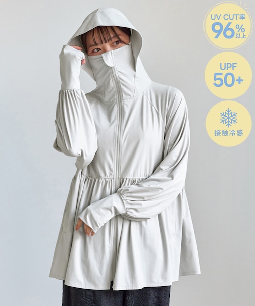 【WEB限定カラー】絶対焼けたくないUVパーカー/UVカット・接触冷感