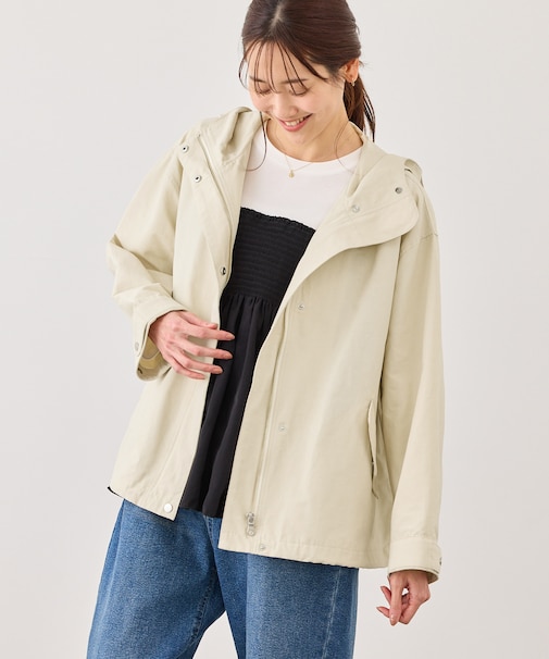 ベーシックマウンテンパーカー スプリングコート/撥水