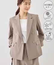 カナパ 金ボタンジャケット/セットアップ対応・UV・抗菌防臭・接触冷感