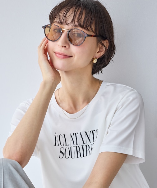 メタルブリッジカラーグラスアイウェア/UVカット