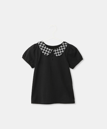 【KIDS/キッズ】レース衿プルオーバー/セットアップ対応