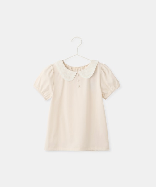 【KIDS/キッズ】レース衿プルオーバー/セットアップ対応