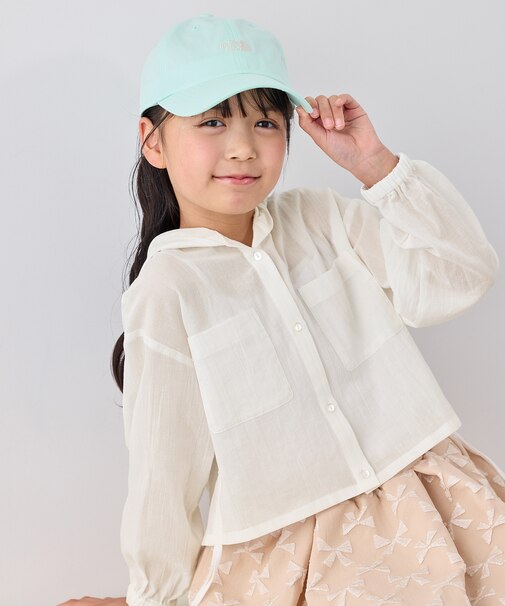 【KIDS/キッズ】ナチュラルコットンフードシャツ/リンクコーデ