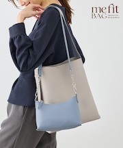 me fit BAG ワンショルダートート＆ミニショルダーバッグ/2点セット・A4対応