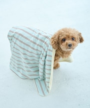 【DOG】マルチストライプひんやりブランケット