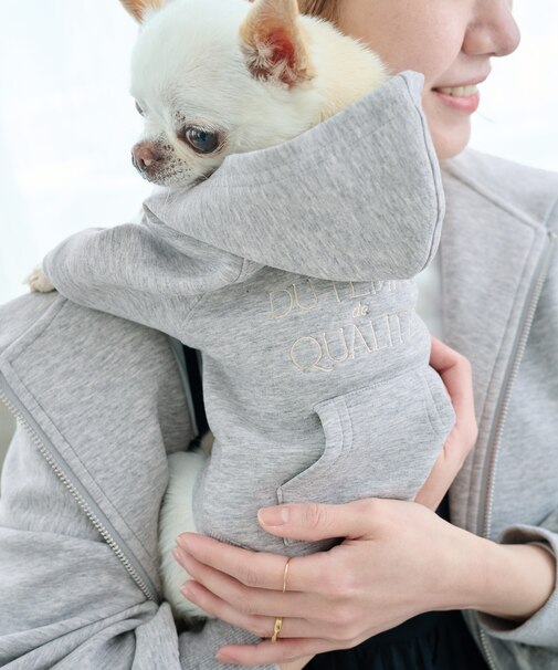 【DOG】刺繍ダンボールパーカー