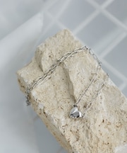 マグネットハートボールドチェーンネックレス/2WAY