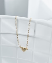 マグネットハートボールドチェーンネックレス/2WAY