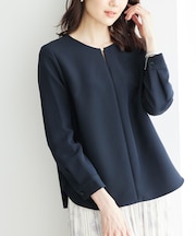 360°ウルトラストレッチ フロントホックブラウス/2WAY