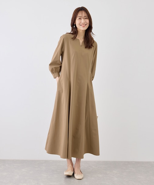 7分袖リラックスワンピース