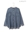 【emur/エミュール】パウダーシルクデニムドルマンブラウス/セットアップ