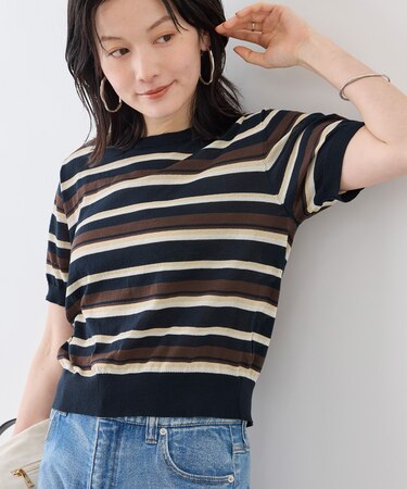 マルチボーダーニット