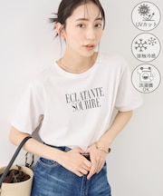 RENUロゴ＆フォトアソートプリントTシャツ/UVカット・接触冷感・イージーケア