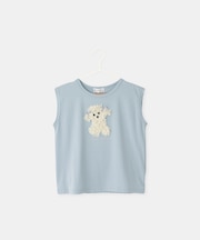 【KIDS/キッズ】プードルモチーフTシャツ/接触冷感