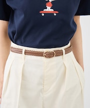 22mmボンデッドレザーファイバーメッシュベルト