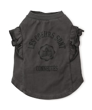 【DOG】カレッジロゴプリントピグメントTシャツ/リンクコーデ