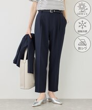 リネンライクシリーズ ドライタッチテーパードパンツ/UVカット・接触冷感・防シワ