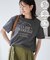 オーバーサイズロゴプリントTシャツ/UVカット・接触冷感・汗染み防止