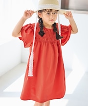 【KIDS/キッズ】サッカーシャーリングワンピース