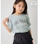【KIDS/キッズ】ロゴオーバーサイズTシャツ/接触冷感