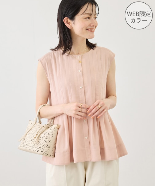 【WEB限定カラー】タックデザインシャツ